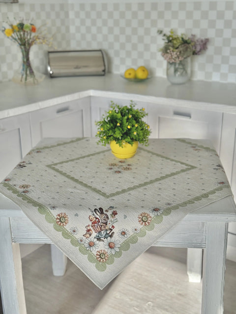 Obrus gobelinowy «Wiosenne kolory» (Z Dodatkiem Mikrofibry) - Textil4Family