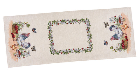 Bieżnik na stół gobelinowy «Rustic romance»