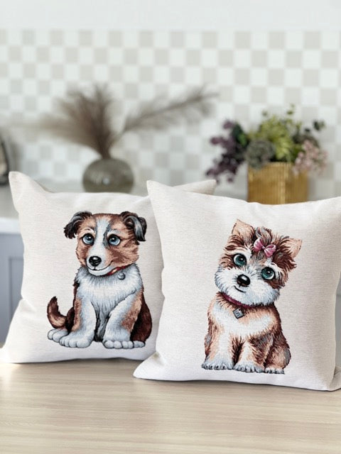 Poszewka na poduszkę gobelinowa «Puppy»