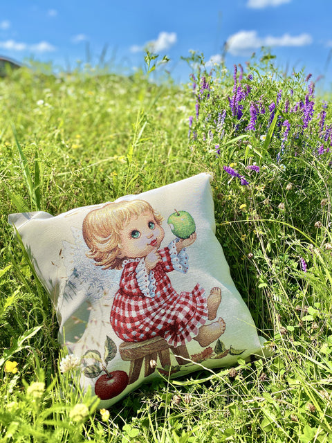 Poszewka na poduszkę gobelinowa "Anielica"