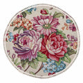 Gobelinowa podkładka na stół okrągły «Koronki I Róże»